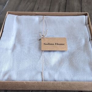 Solino Home Soft Gray Linen Curtain